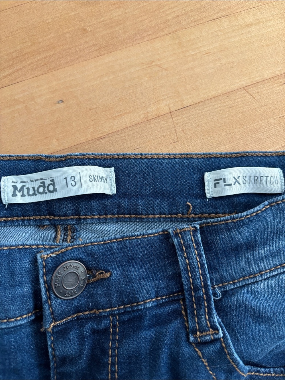 Mudd Slim Fit Jeans in Dark Blue Denim